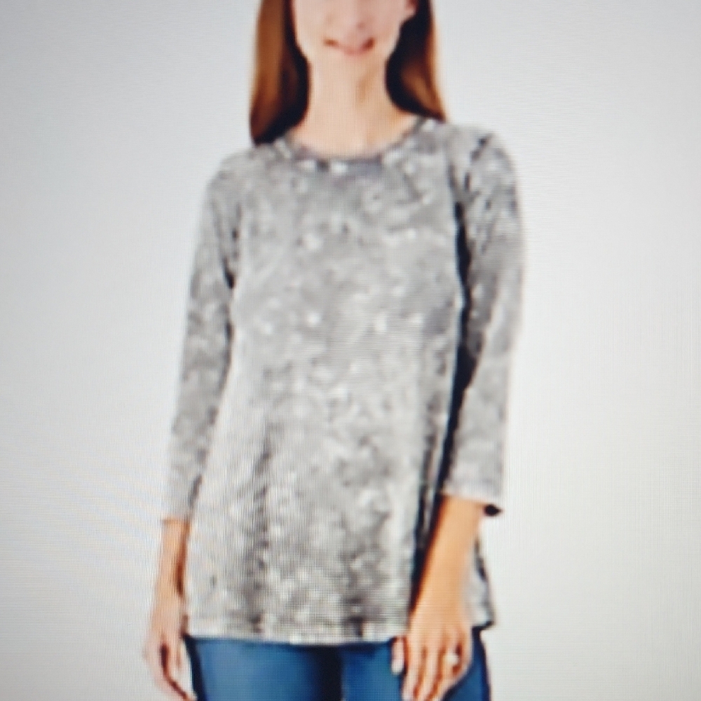 LOGO by LORI GOLDSTEIN Sun faded Cotton Tee